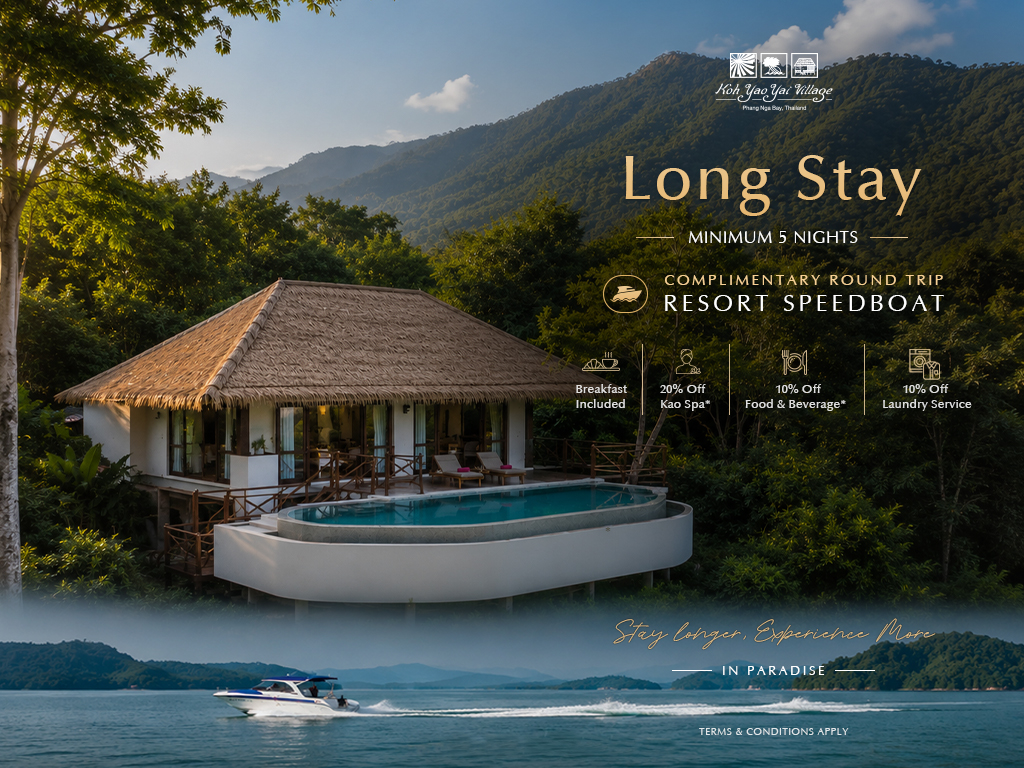 Long Stay Min 5 Nights Complimentary Round Trip Resort Speedboat